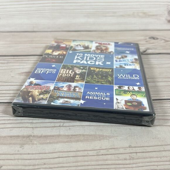 10 Movie Kids Pack (DVD, 2011, 3 Disc Set) Animals Adventure Big Foot EZ Money - Picture 6 of 7